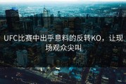UFC比赛中出乎意料的反转KO，让现场观众尖叫