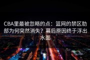 CBA里最被忽略的点：篮网的禁区肋部为何突然消失？幕后原因终于浮出水面